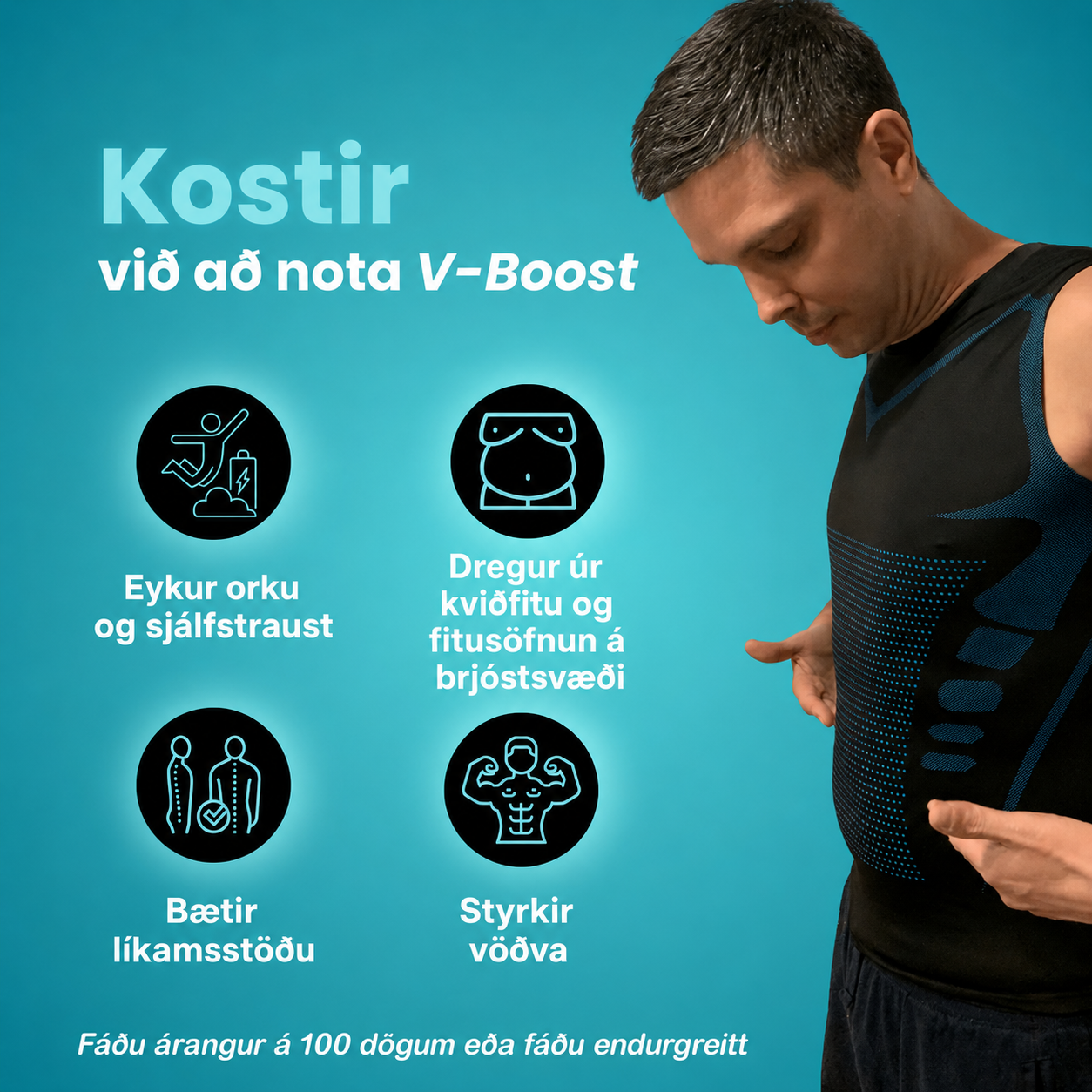 V-Boost v2 | Finndu kraft sjálfstrausts, orku og styrks